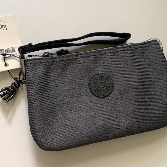 Kipling💜Creativity XL Pouch Makeup Wristlet Travel School Brush Pencil Flight - Picture 3 of 8